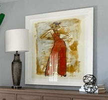 Framed Runway Sketch II 44x36