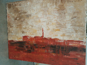 Red Lighthouse Gallery Wrap