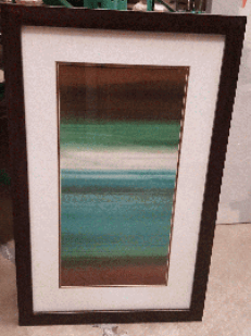 Framed Blue 21x33