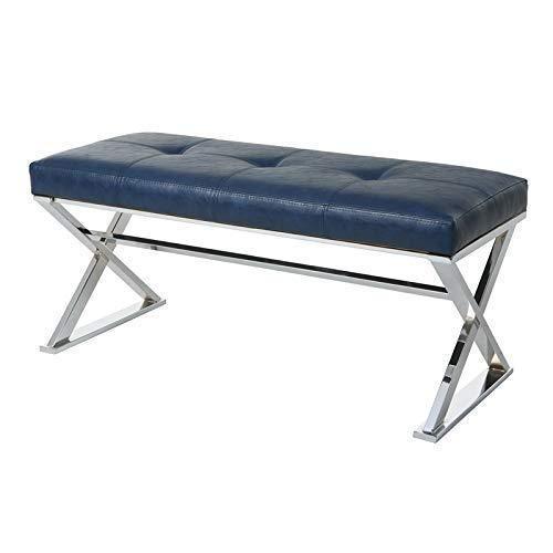 Neuville Bench / Chrome, Sapphire