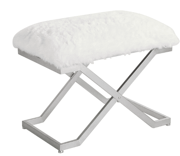 Farran Silver Small Bench