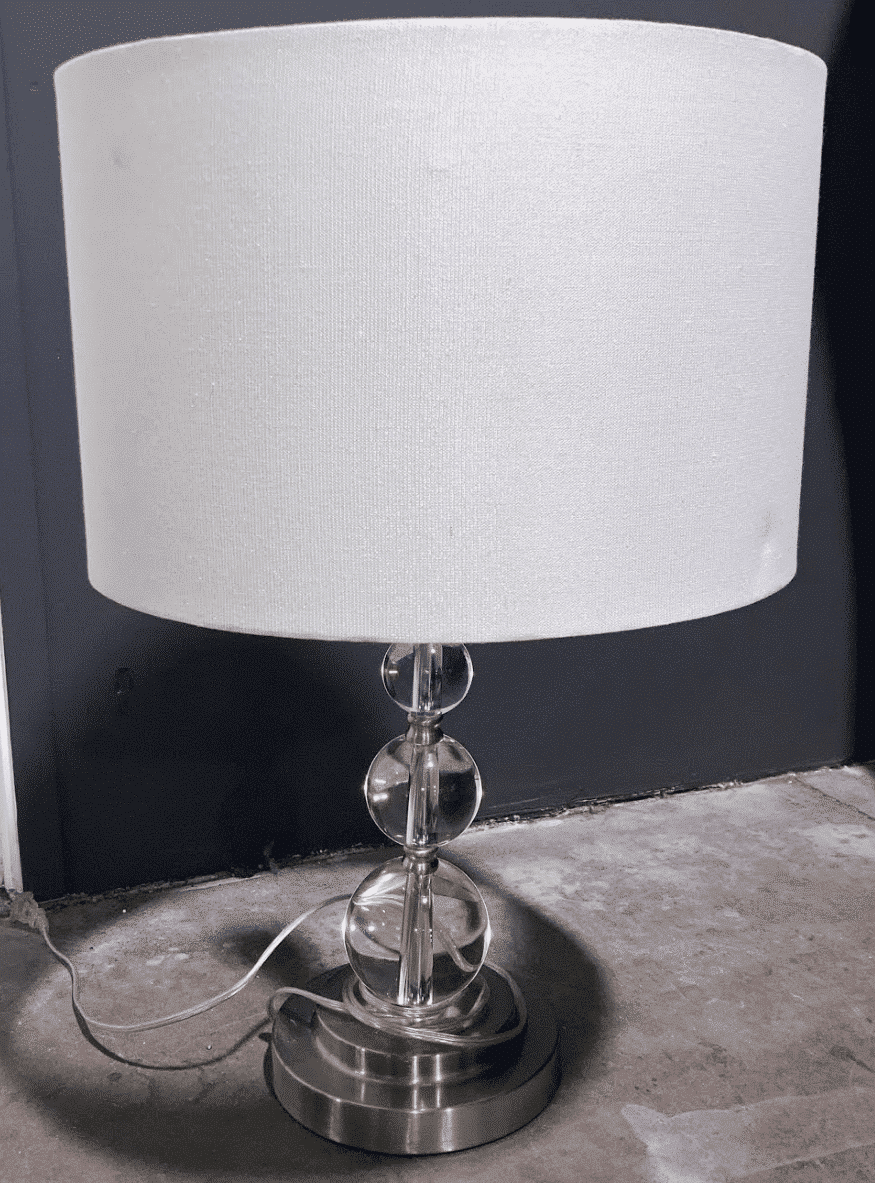 Stacked Crystal Lamp