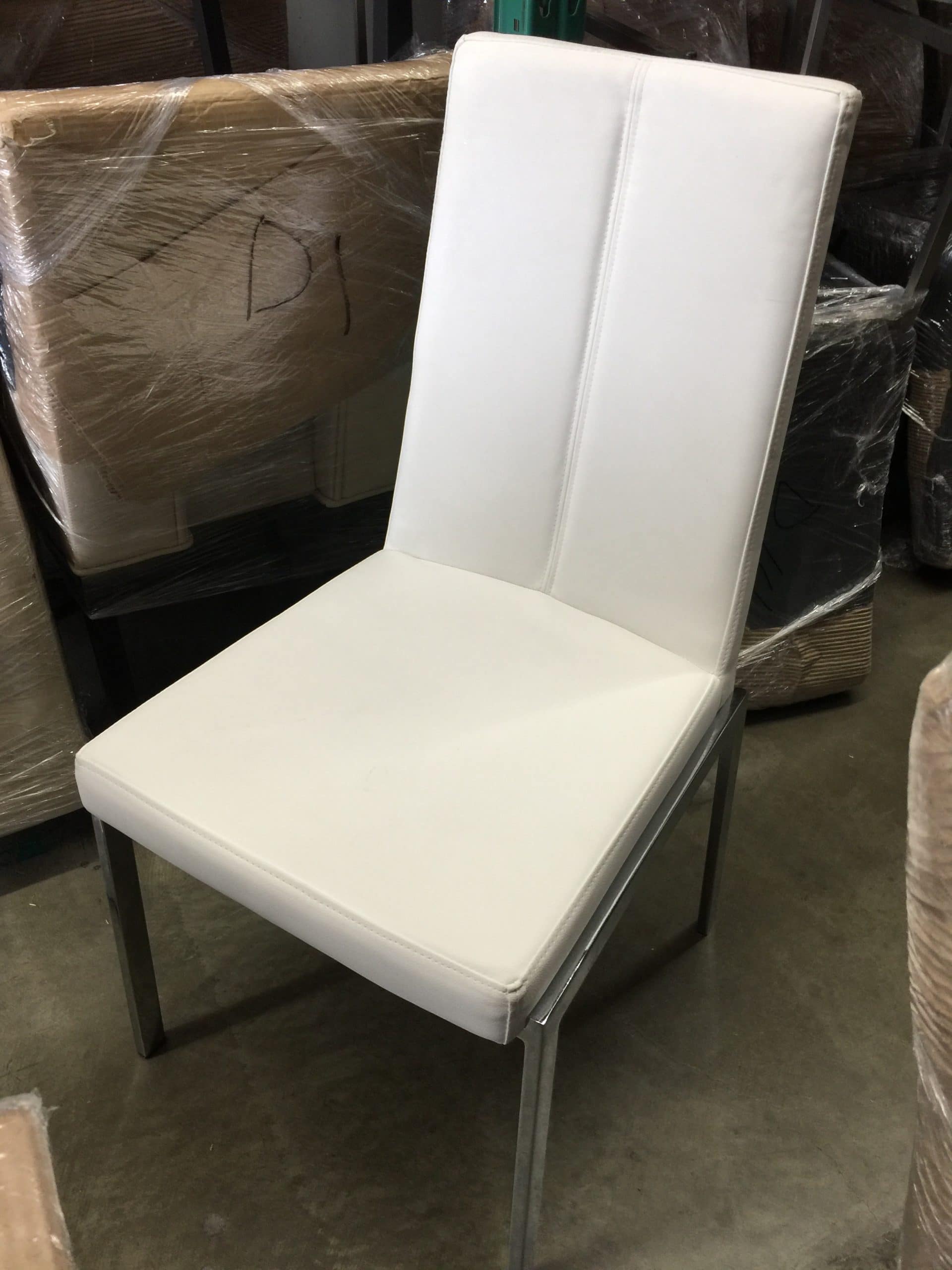 White Apex Dining Chair