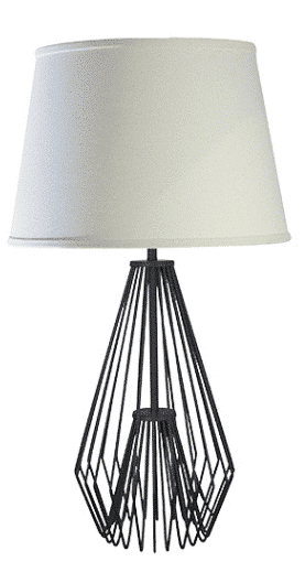 Black Wire Lamp