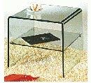 Bent Glass Side Table
