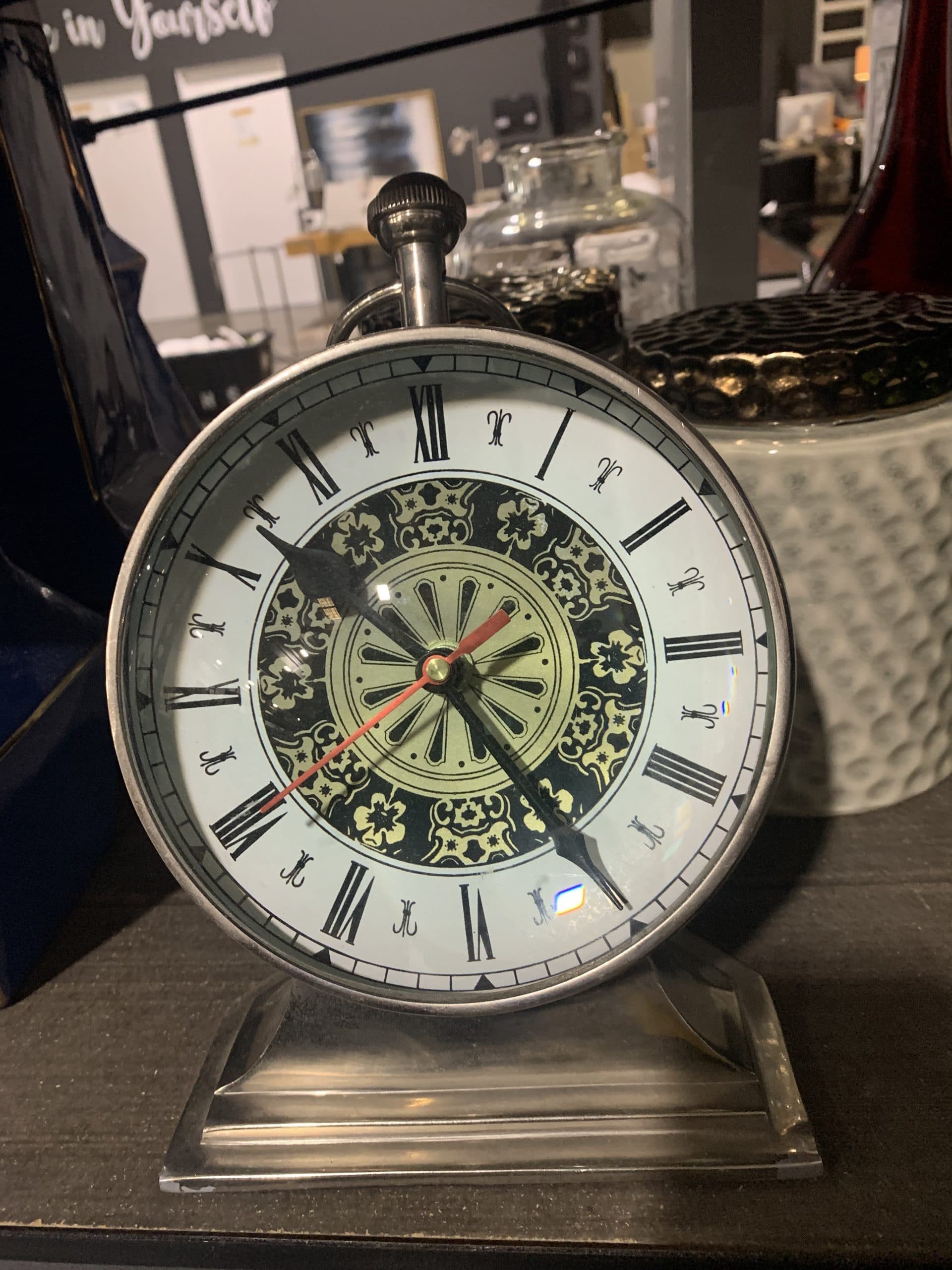 Champagne Decorative Clock 10"