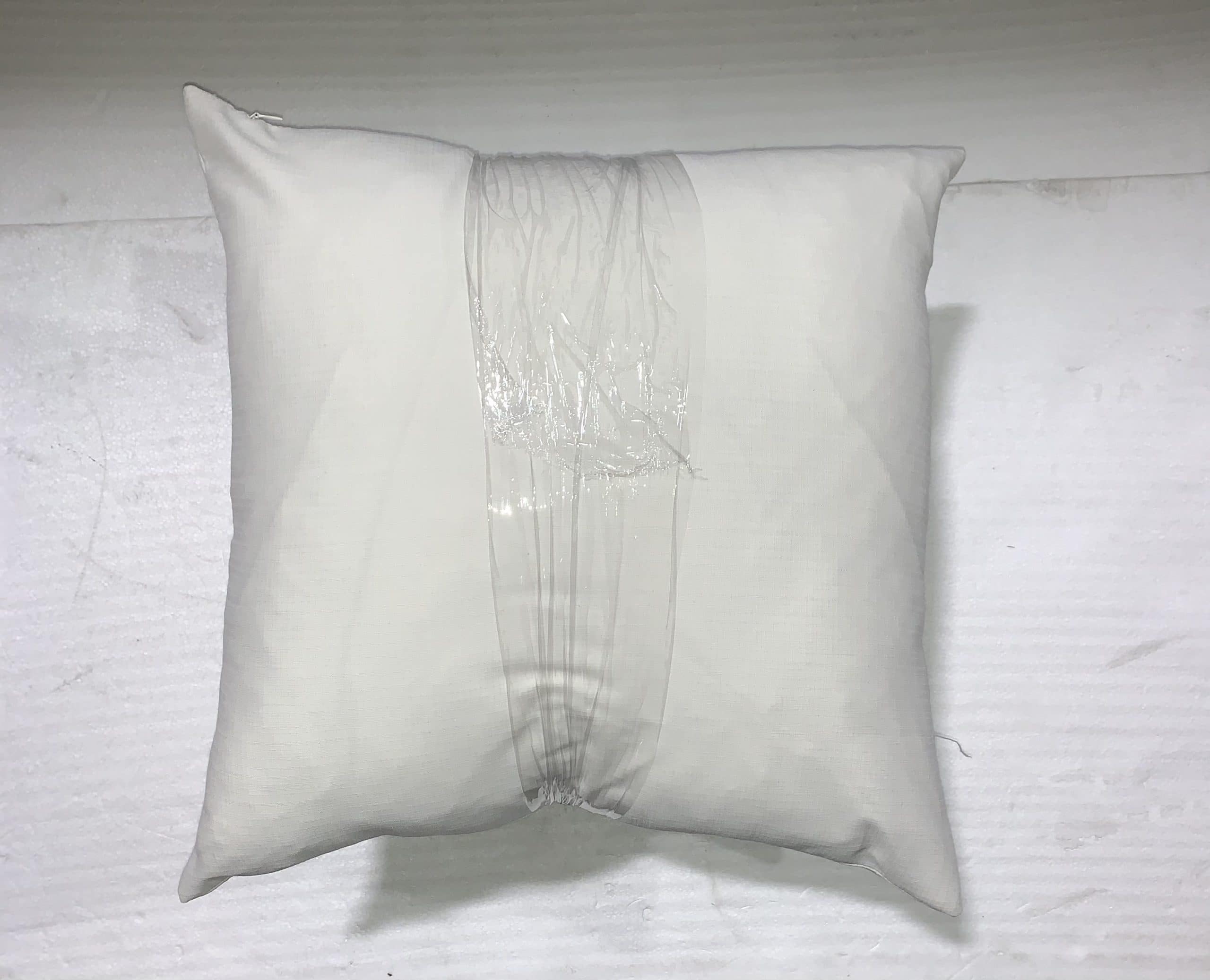 Off-White Plain Pillow 17x 17