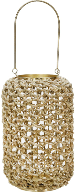 Rattan Natural Lantern Set 10" & 12"