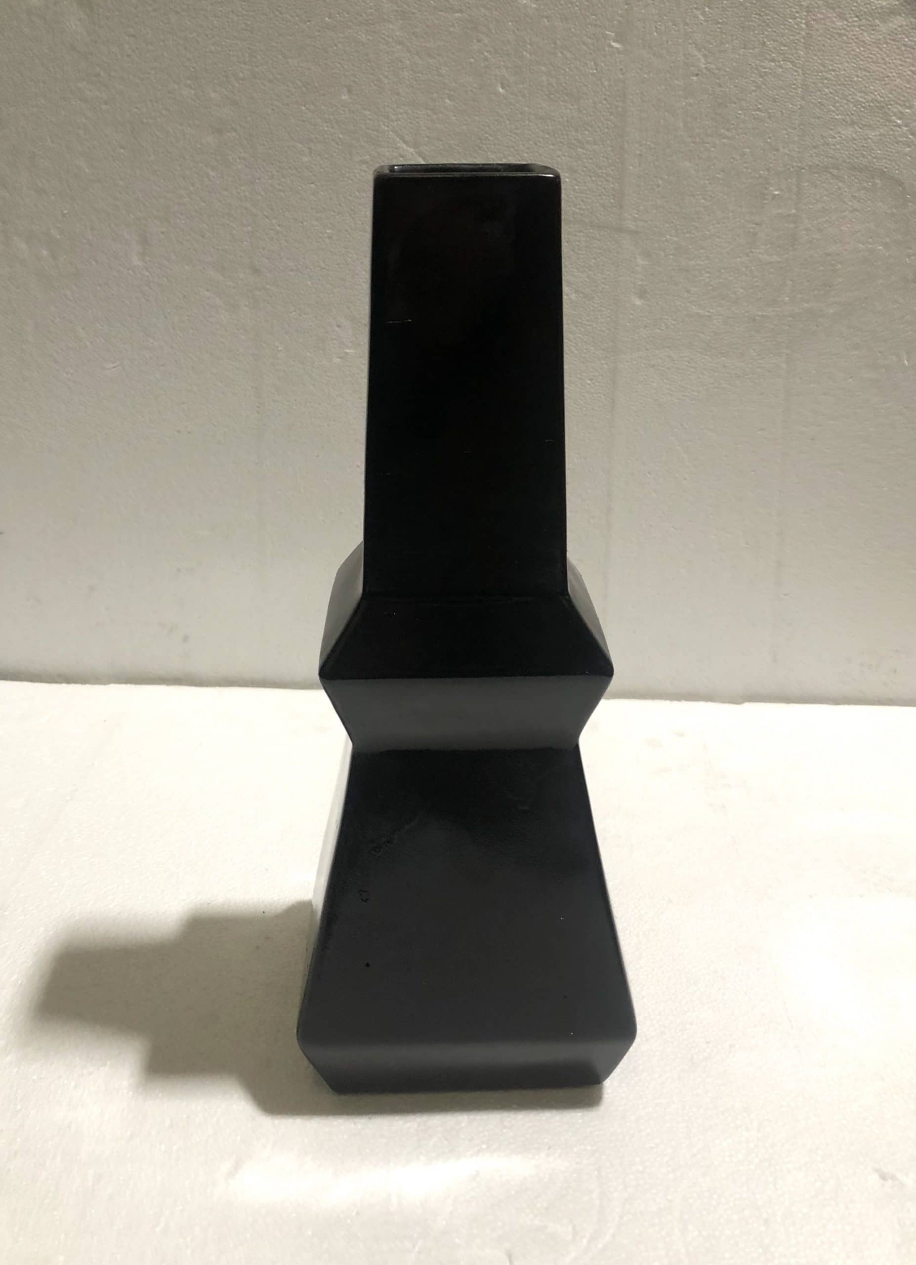 Black Egyptian Decorative Vase 14"