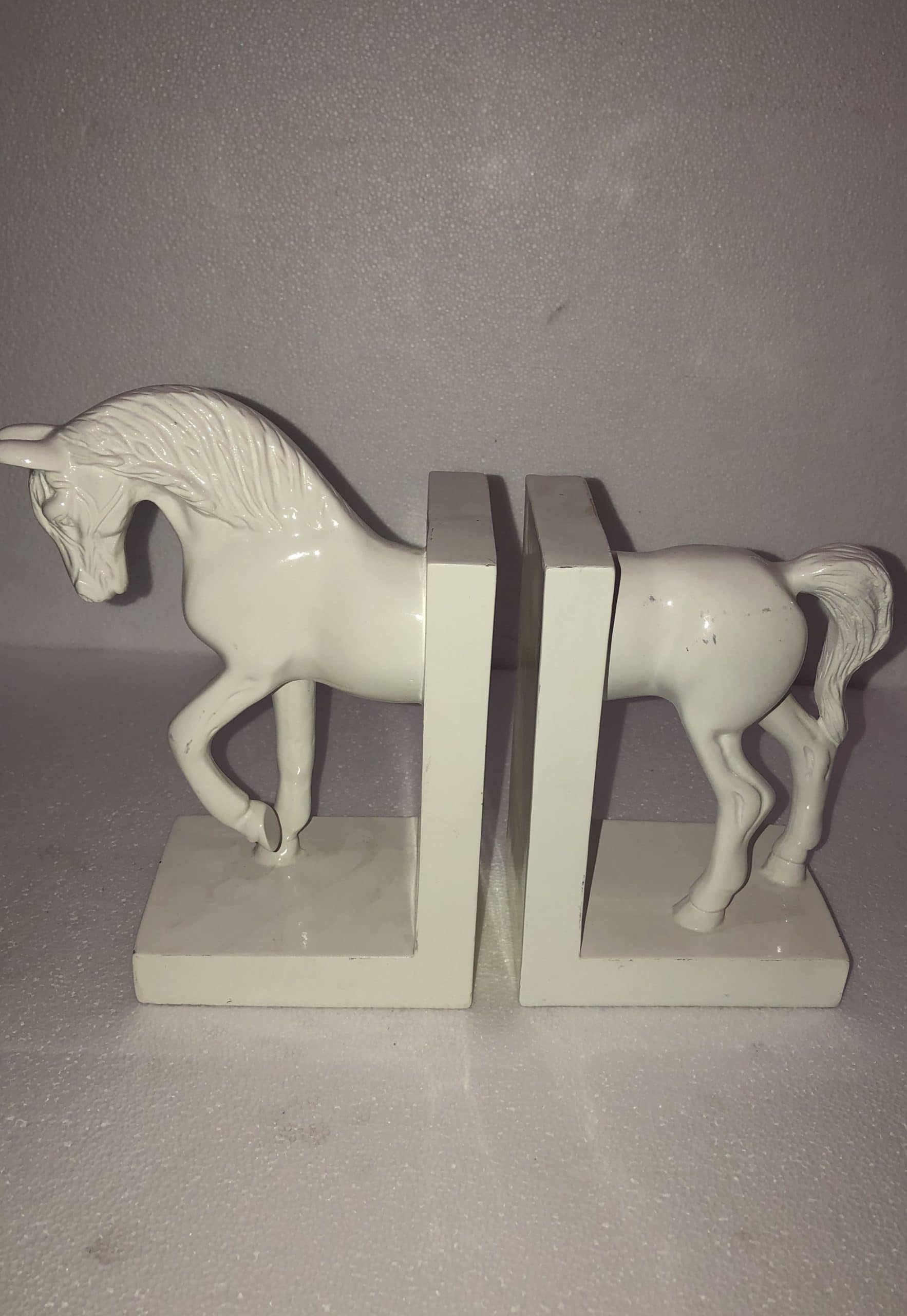 White Horse Bookend 8"