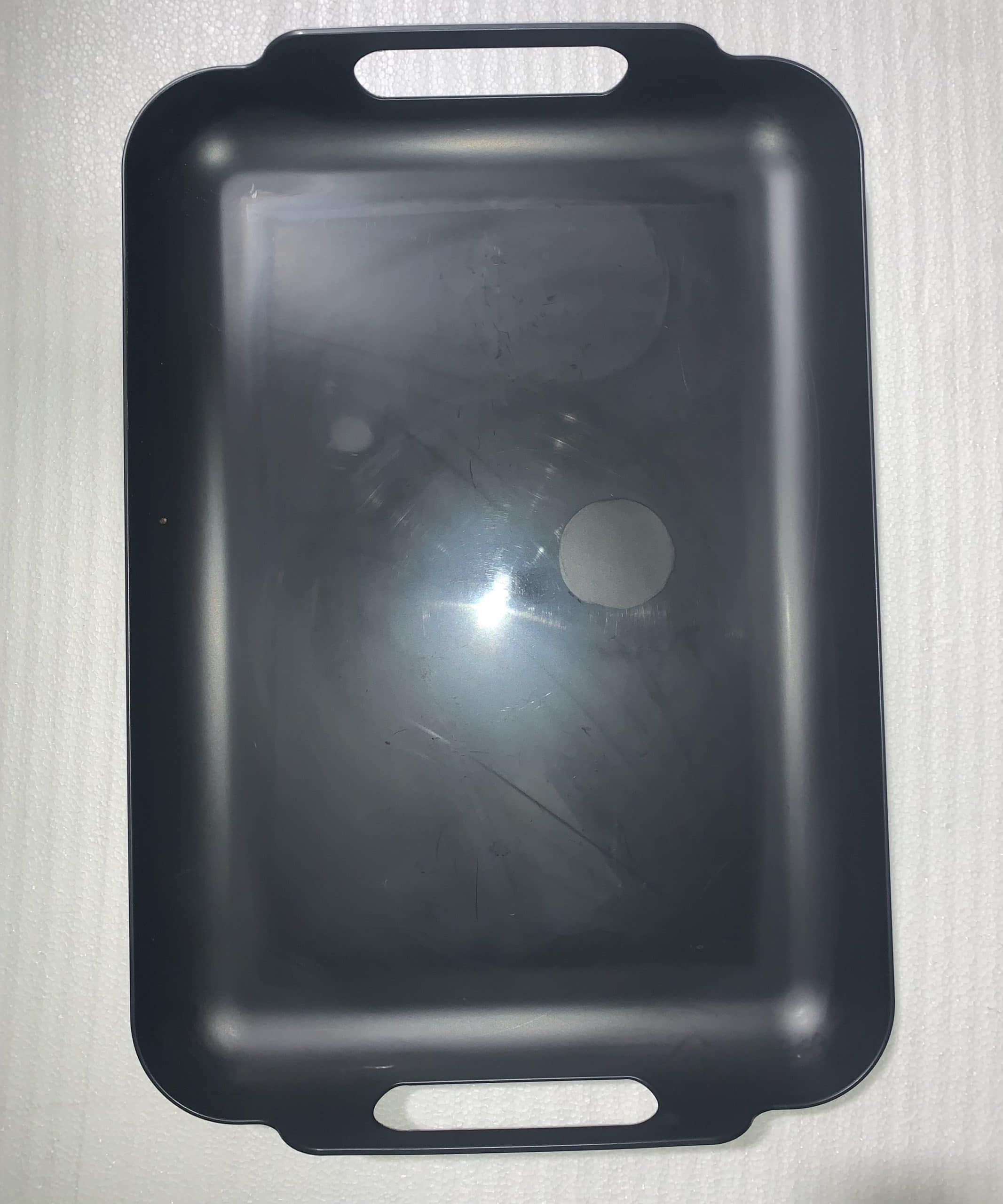 Plastic Charcoal Grey Tray 19"