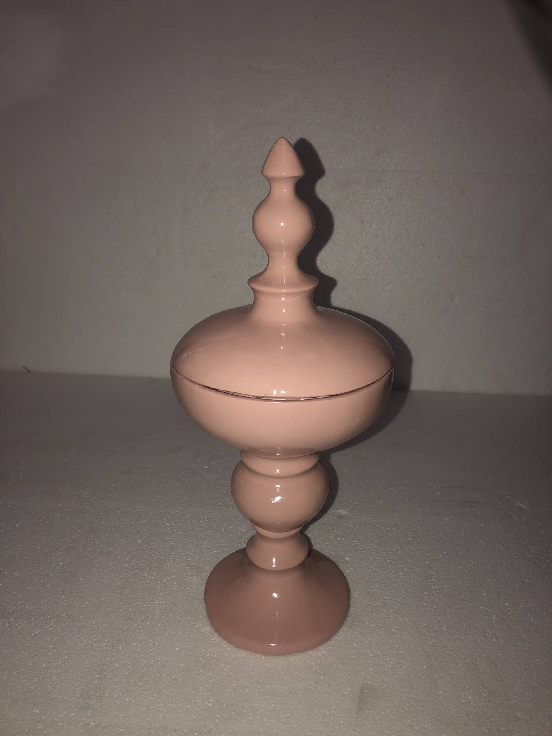 Pink Decorative Jar II  14"