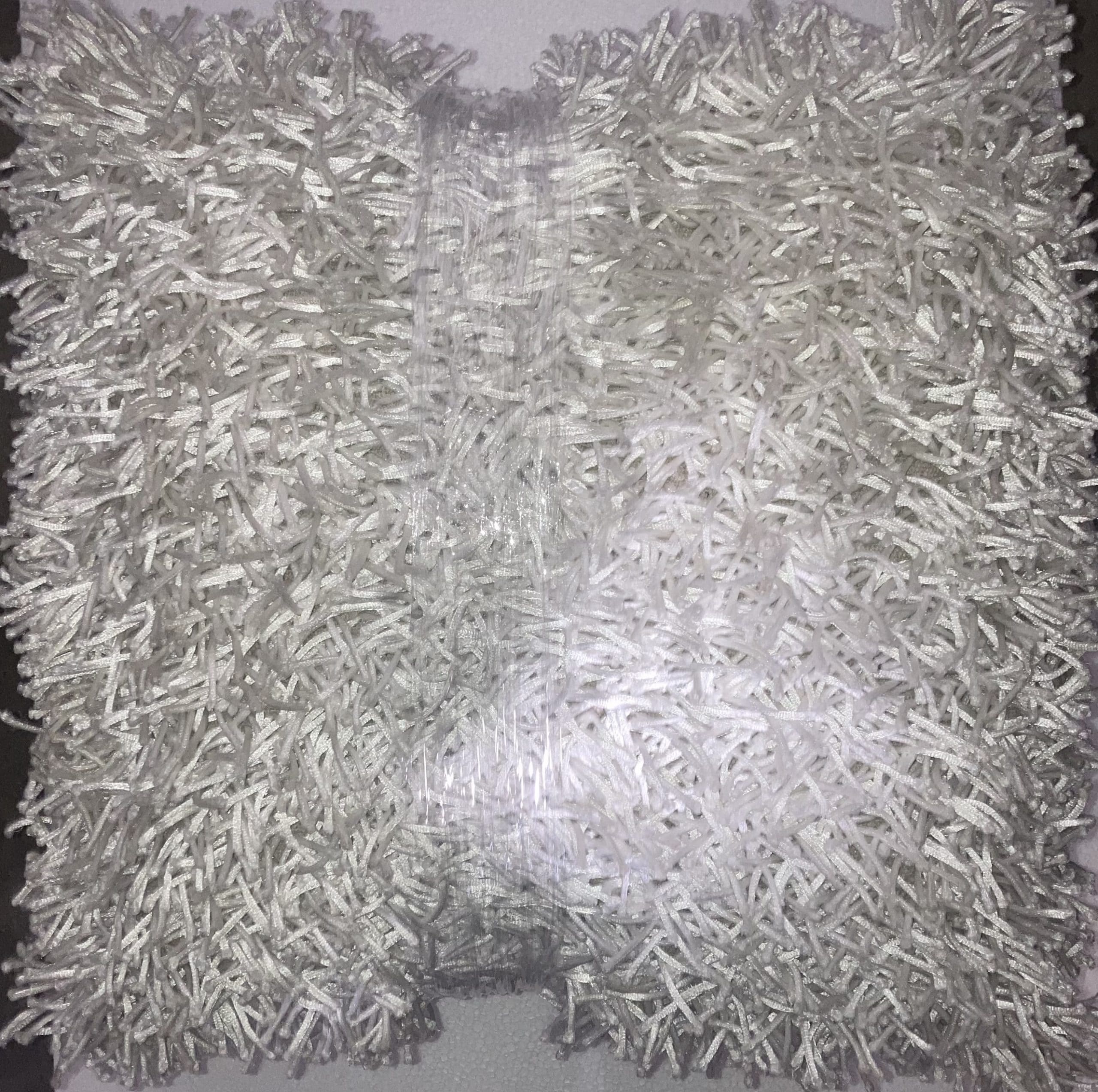 Pair Shiny Pearl Shag 18”