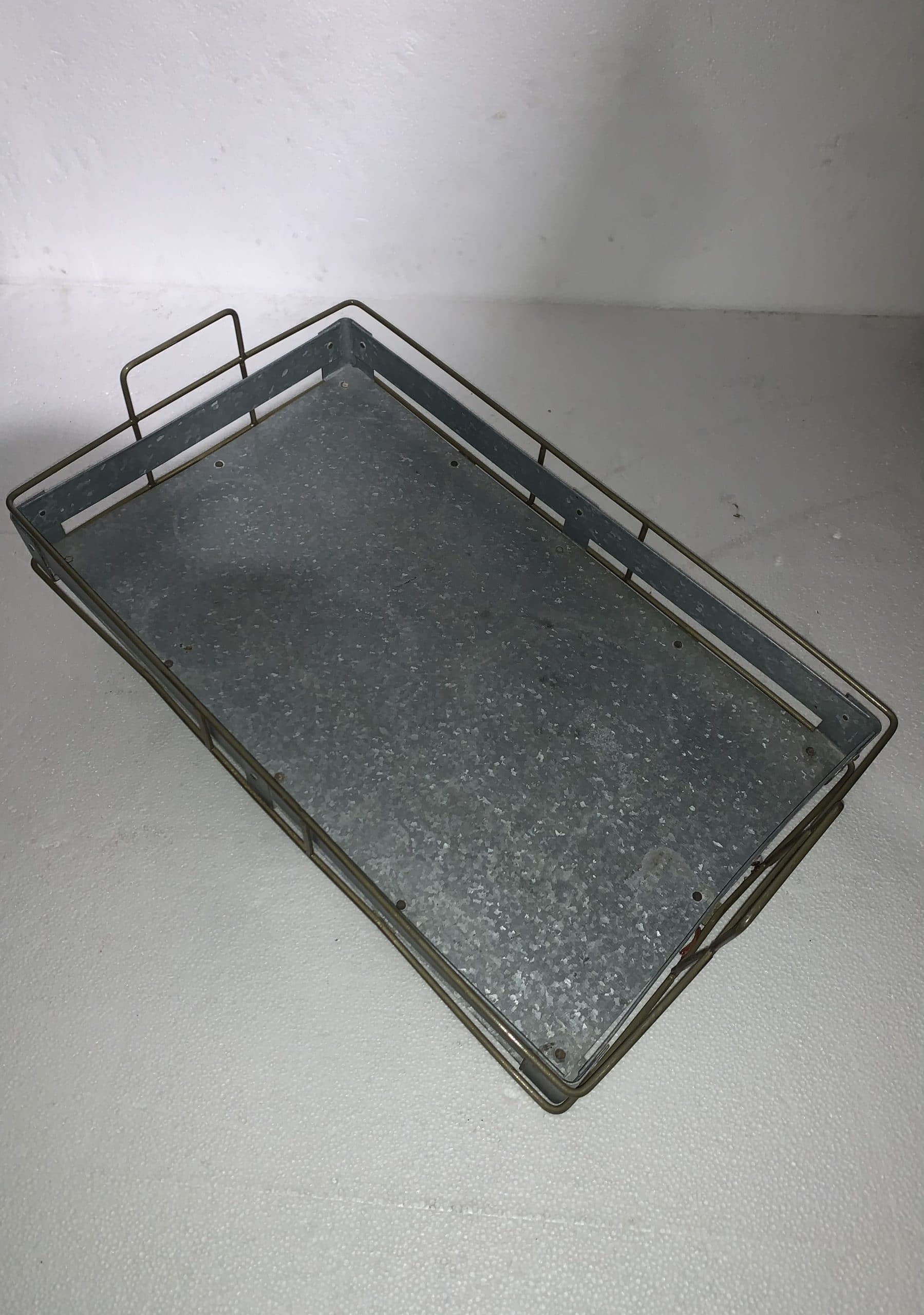 Metal & Champagne Tray