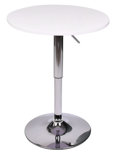White Leopard Bistro Table