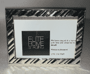 Chrome Textured Picture Frame 5x7