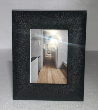 Black Shagreen Textured Picture Frame 5x7