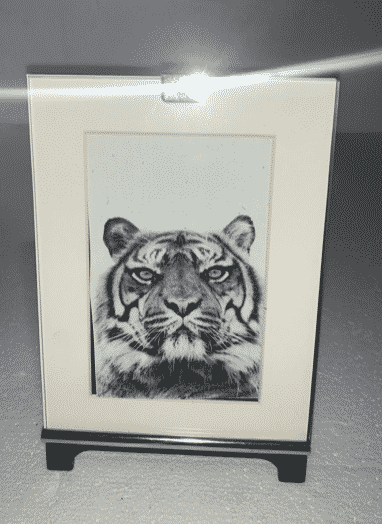 Glass & Silver Vertical Easel Picture Frame 5x7