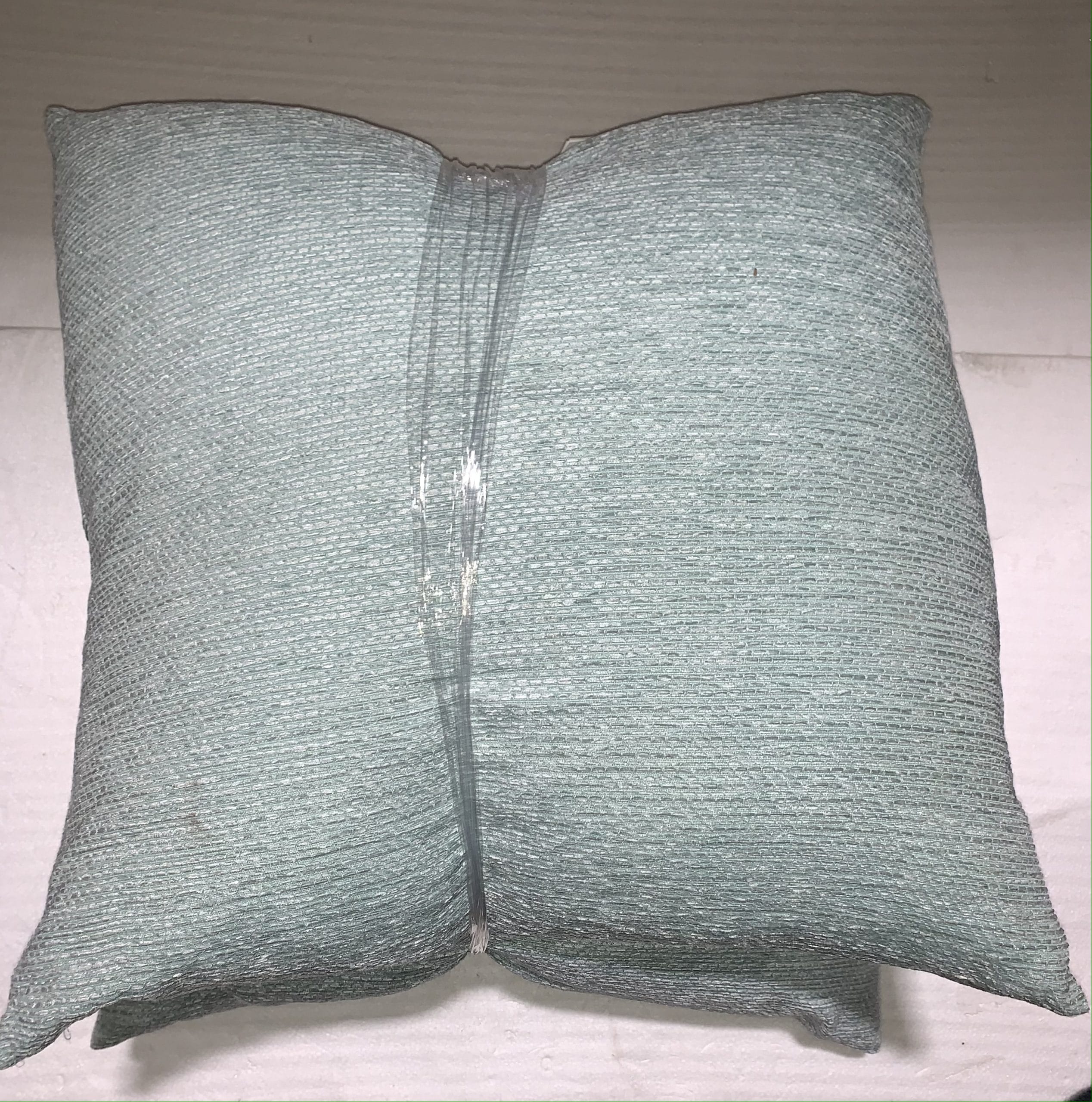 Oversized Aqua Blue Throw Pillow 20 x 20