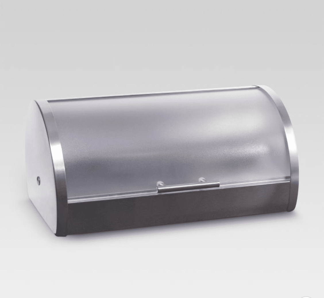 Decorative Bread Box w/ Plastic Lid