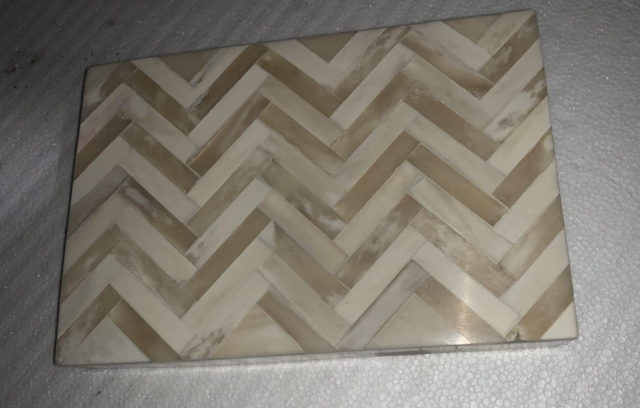 Zig Zag Herringbone Decorative Box