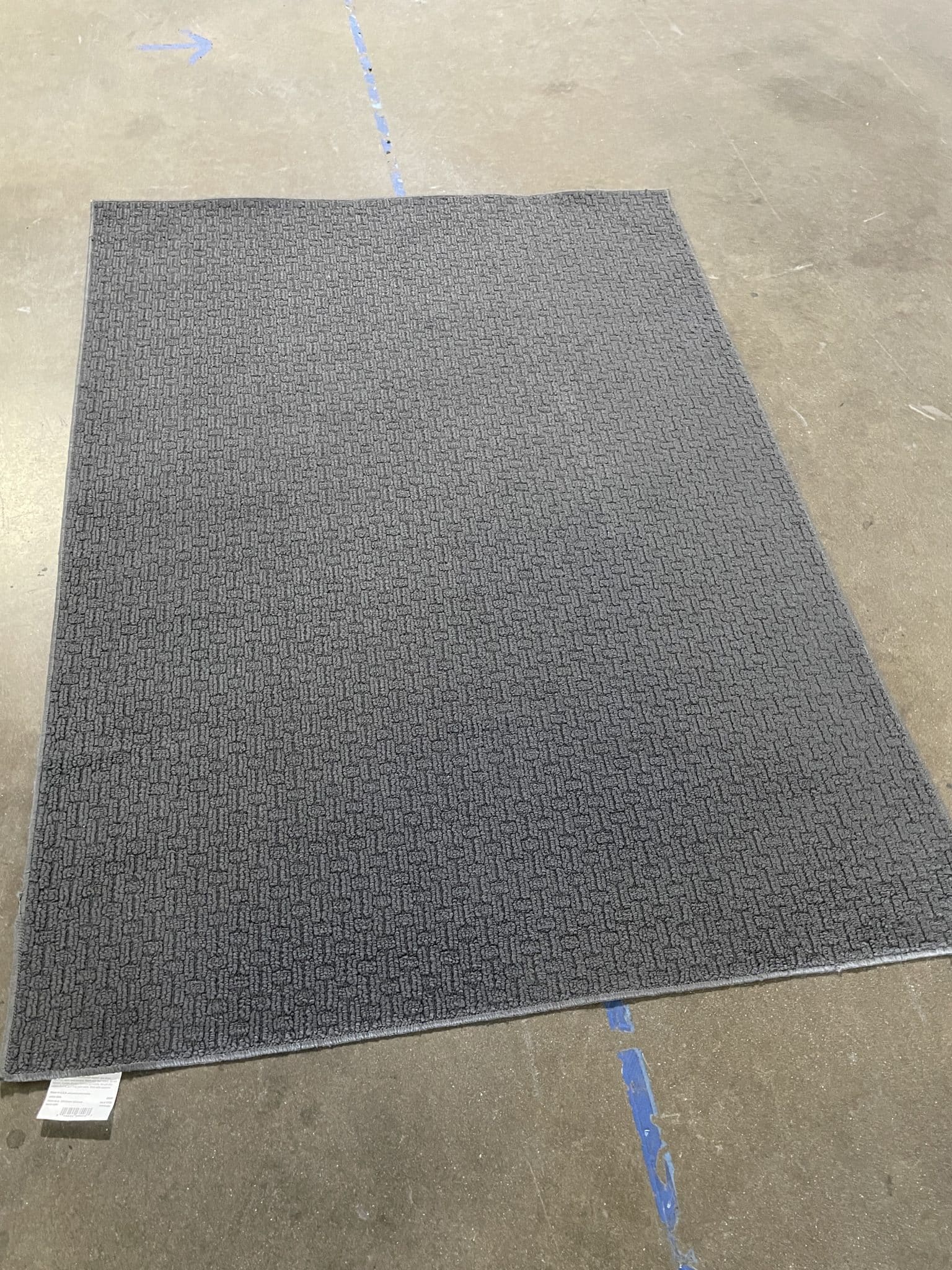 Grey Circles Small Rug 4 x 5