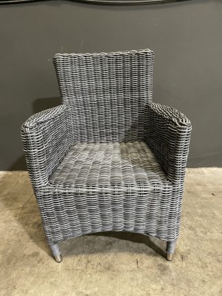 Blue Grey Wicker Side