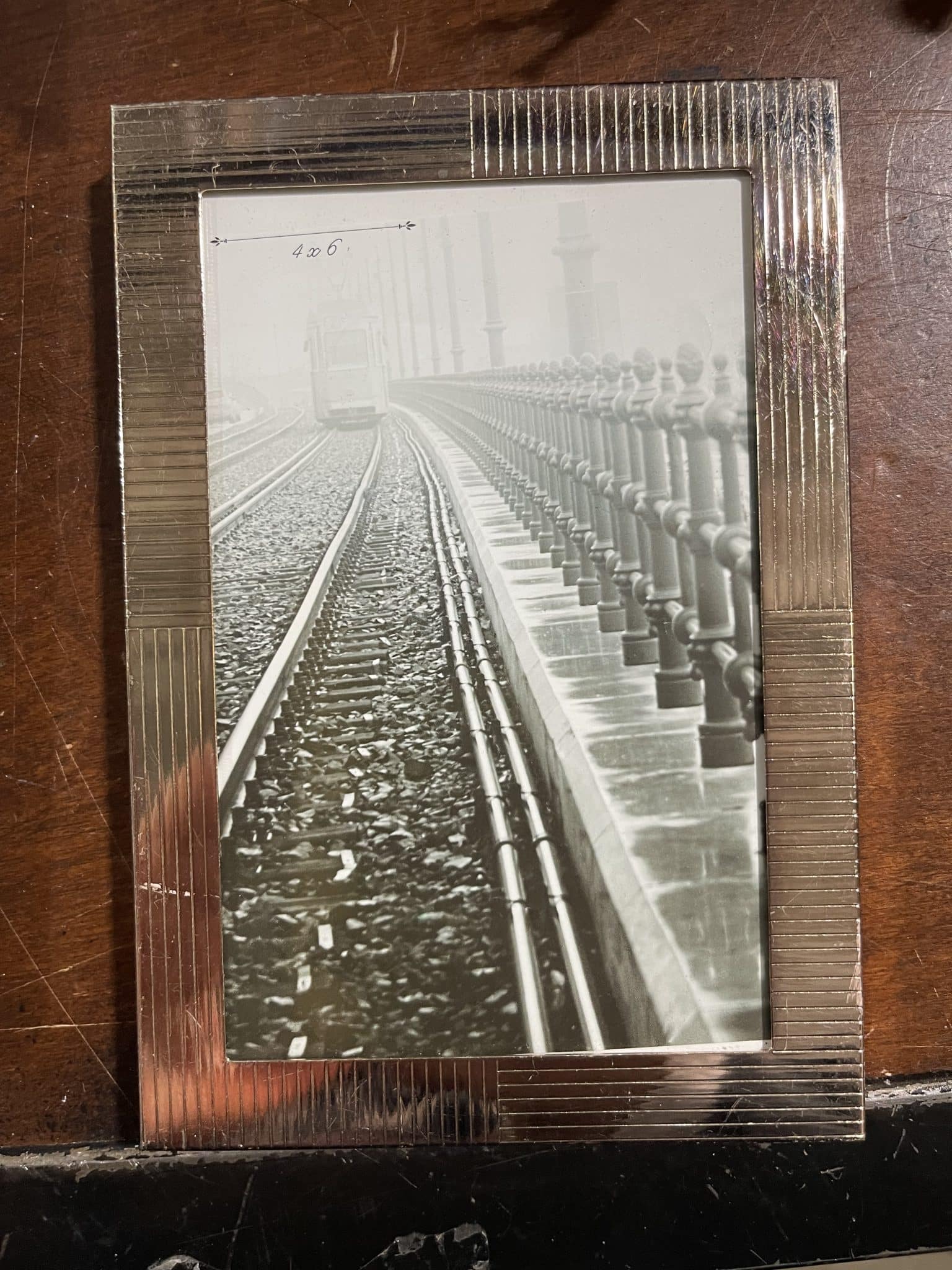 Gold Stripes Picture Frames 4x6