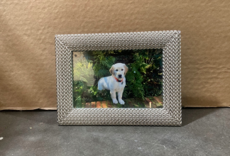 Chrome Chain Picture Frame 4x6