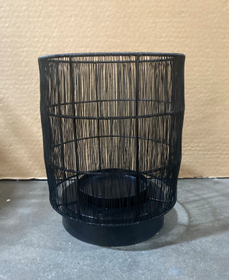 Black Metal Wire Lanter 8x10