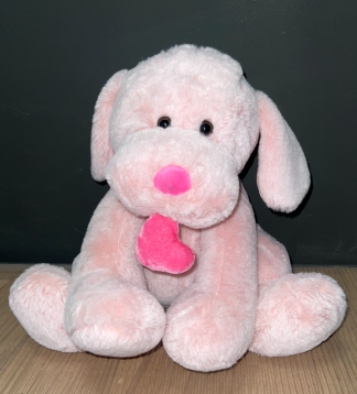 Pink Stuffed Dog