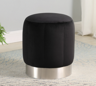 Navy Isabelle Ottoman