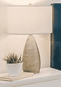Champagne Textured Lamp